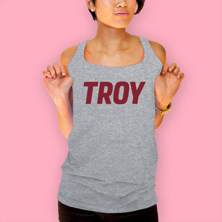 Troy Trojans Basic Block Tank Top - Sport Grey