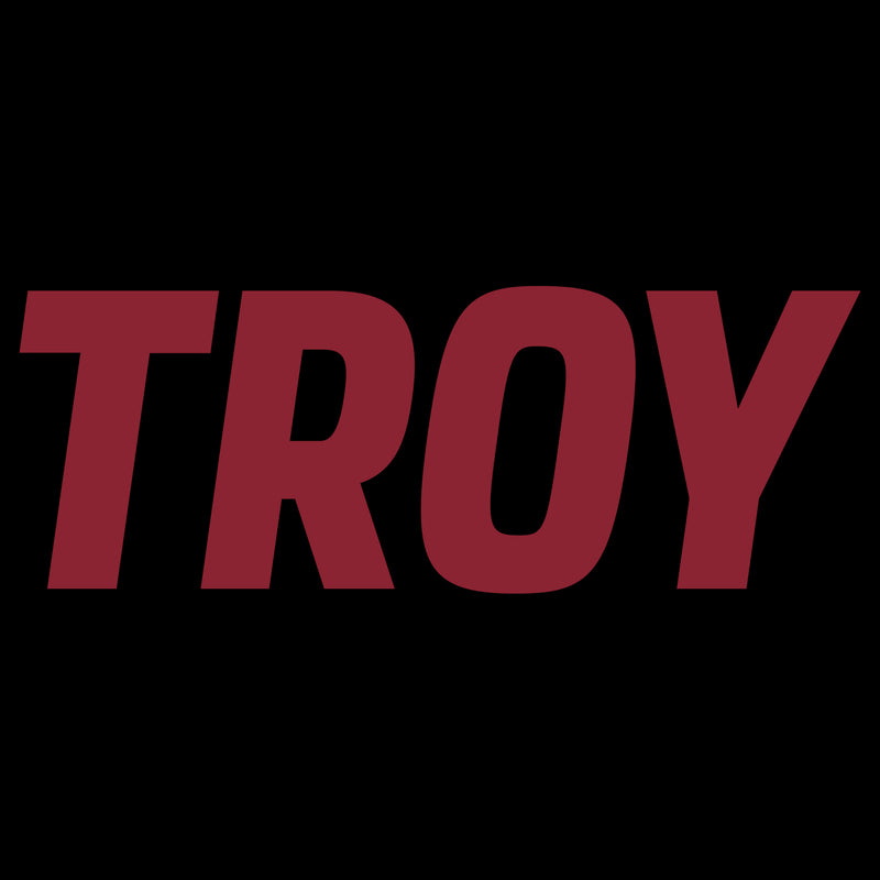 Troy Trojans Basic Block T Shirt - Black