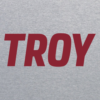 Troy Trojans Basic Block T Shirt - Sport Grey