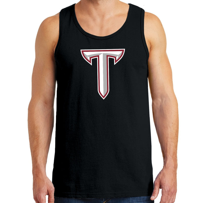 Troy Trojans Primary Logo Tank Top - Black
