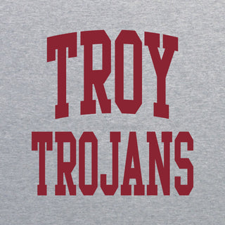 Troy Front Back Print T-Shirt - Sport Grey