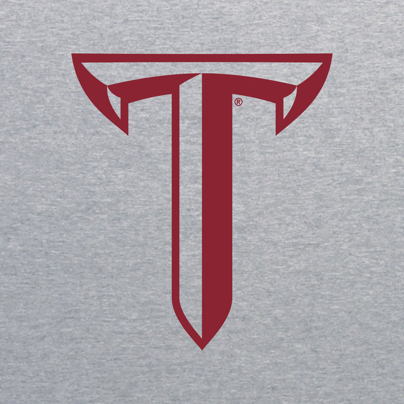 Troy Front Back Print T-Shirt - Sport Grey