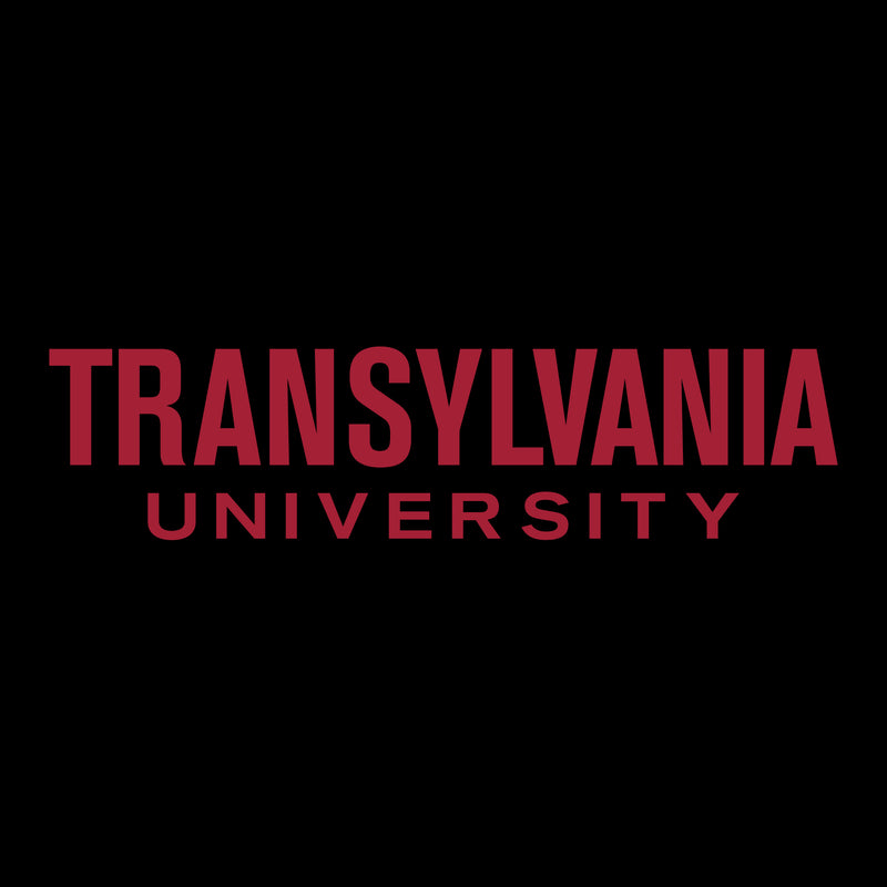 Transylvania University Pioneers Basic Block Youth Short Sleeve T Shirt - Black