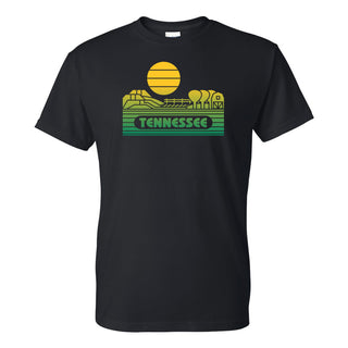 Tennessee Groovy Sunset T-Shirt - Black