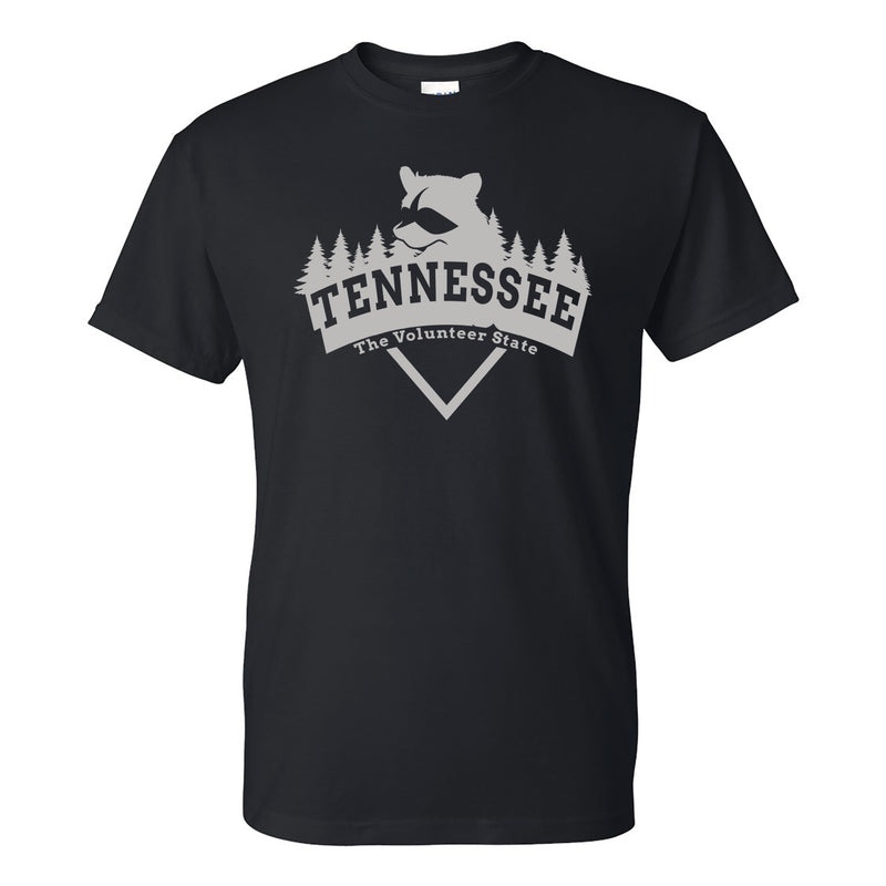 Tennessee Racoon Arch T-Shirt - Black