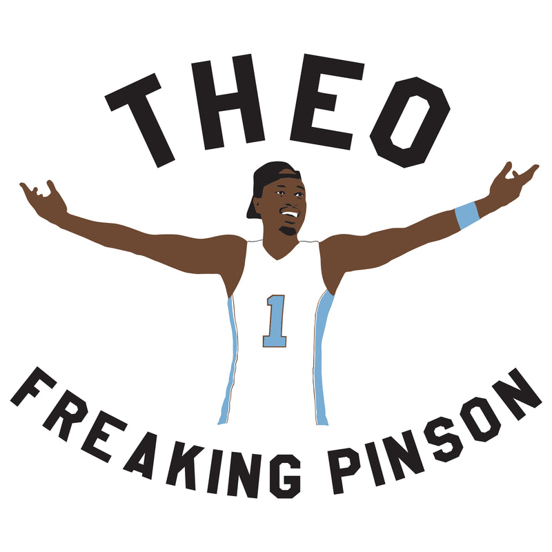 Theo Freaking Pinson T Shirt - White