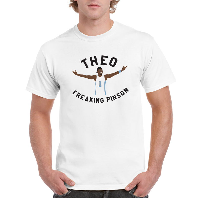 Theo Freaking Pinson T Shirt - White