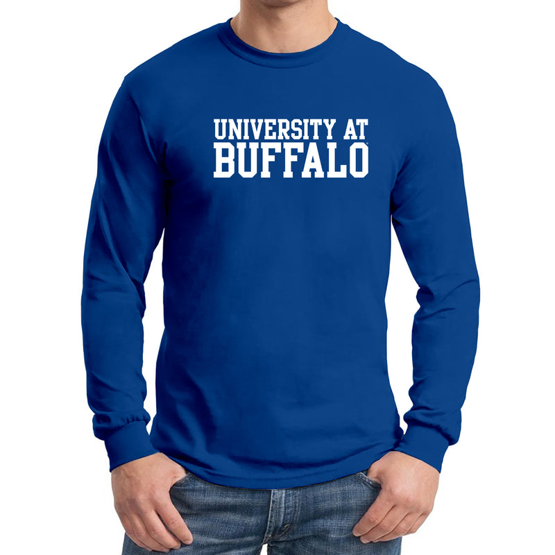 University at Buffalo Bulls Basic Block Long Sleeve T-Shirt - Royal