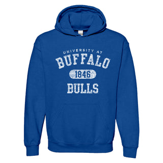 University at Buffalo Bulls Athletic Arch Heavy Blend Hoodie - Royal