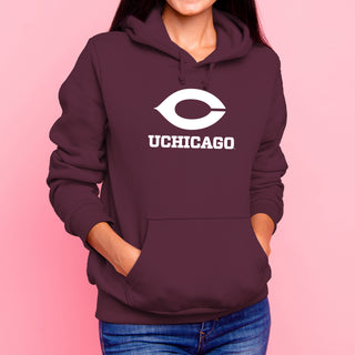 UChicago Primary Logo Hoodie - Maroon