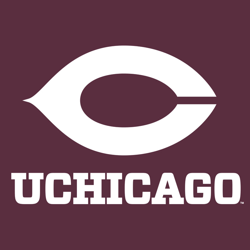 UChicago Primary Logo Womens T-Shirt - Maroon