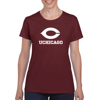 UChicago Primary Logo Women's T-Shirt - Maroon