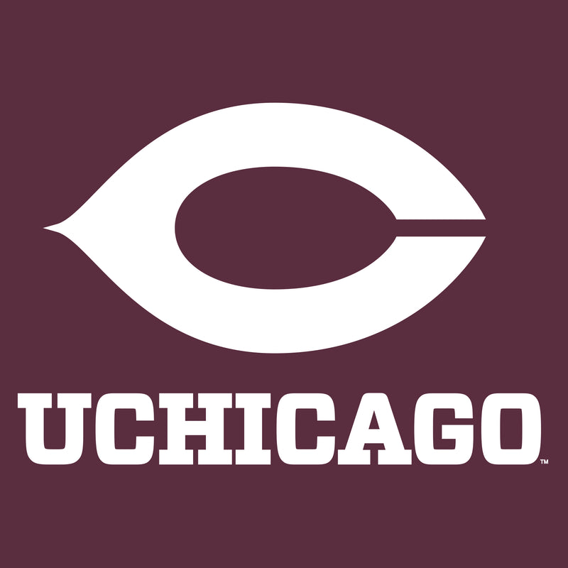 UChicago Primary Logo Long Sleeve - Maroon