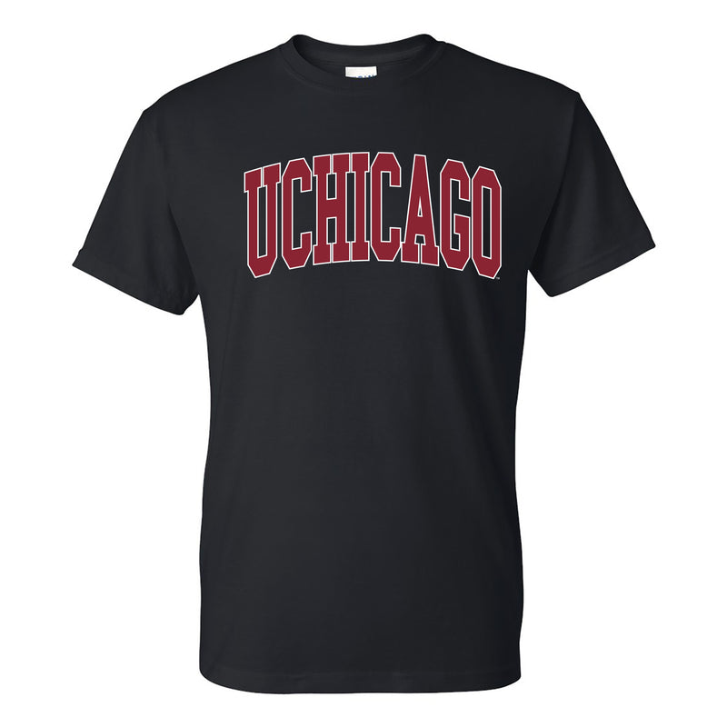 UChicago Maroons Mega Arch T-Shirt - Black