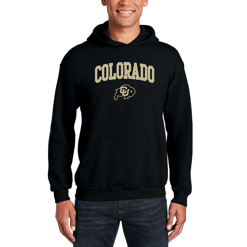 University of Colorado Buffaloes Arch Logo Hoodie - Black
