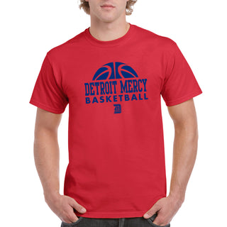 University Of Detroit Mercy Titans Basketball Hype Short Sleeve T Shirt - Red