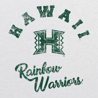 Hawaii Retro Script NLA Triblend - Heather White