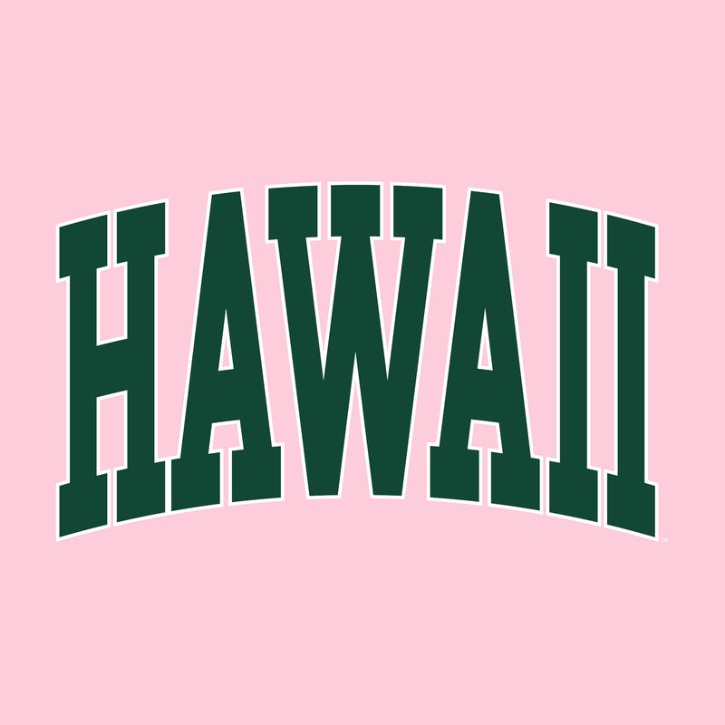 Hawaii Rainbow Warriors Mega Arch T-Shirt - Light Pink