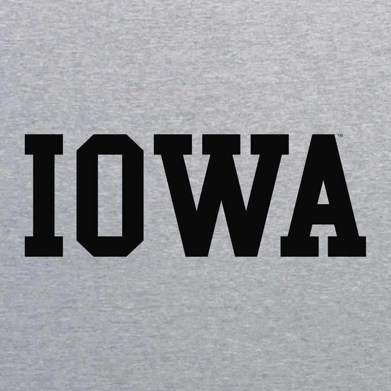 Iowa Hawkeyes Basic Block Youth Hoodie - Sport Grey