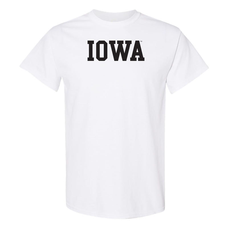Iowa Hawkeyes Basic Block T-Shirt - White