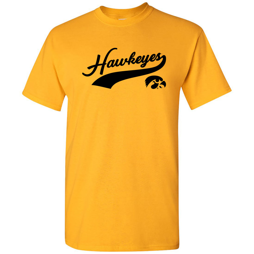 University of Iowa Hawkeyes Baseball Jersey Script Short Sleeve T-Shir ...