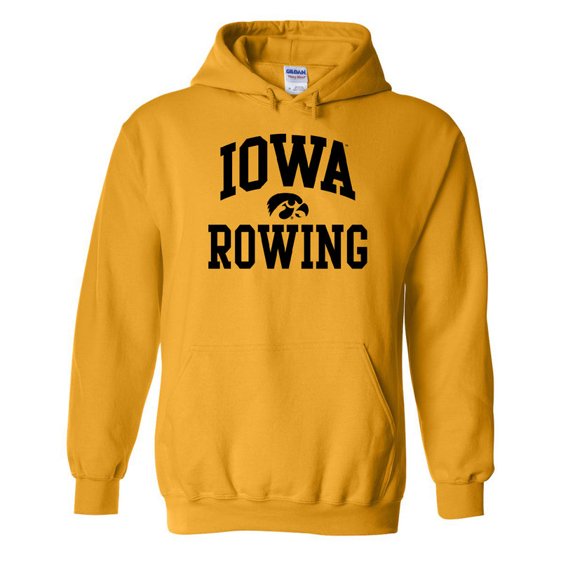 University of Iowa Hawkeyes Arch Logo Rowing Hoodie - Gold
