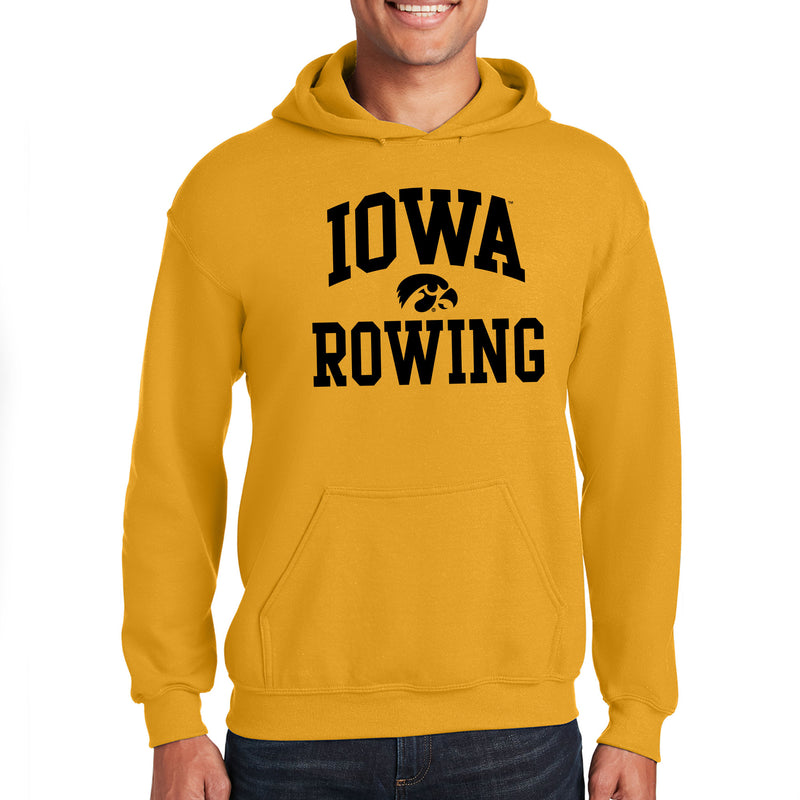 University of Iowa Hawkeyes Arch Logo Rowing Hoodie - Gold
