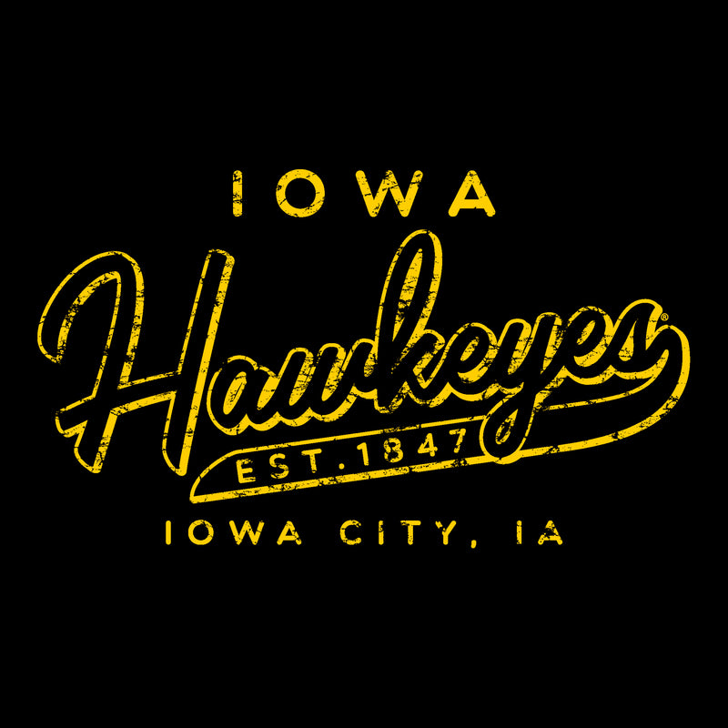 University of Iowa Hawkeyes Road Trip Heavy Blend Hoodie - Black