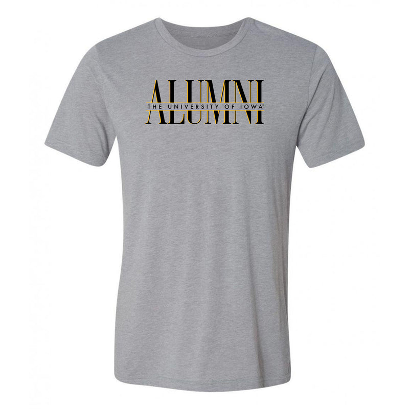 Iowa Classic Alumni Triblend T-Shirt - Athletic Grey