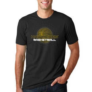 University of Iowa Hawkeyes Basketball Rezzed - Premium Cotton Tee - Black