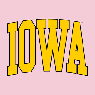 The University of Iowa Hawkeyes Mega Arch T-Shirt - Light Pink