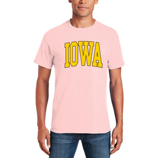 The University of Iowa Hawkeyes Mega Arch T-Shirt - Light Pink