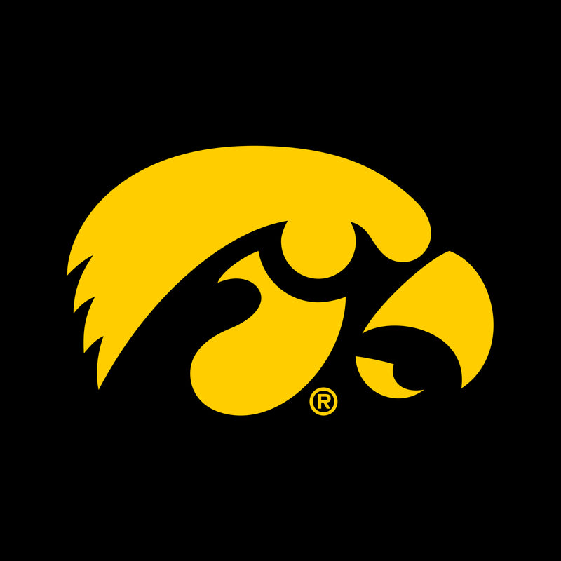 University of Iowa Hawkeye Logo Sweatpants - Black