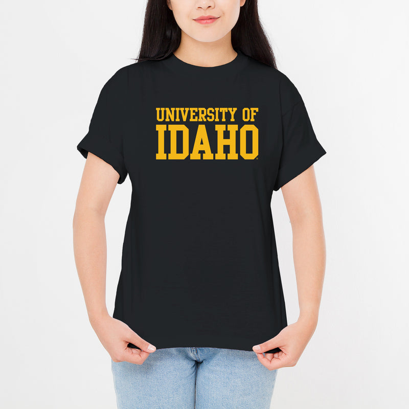 Idaho Vandals Basic Block T Shirt - Black
