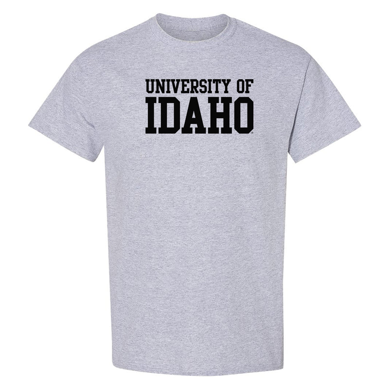 Idaho Vandals Basic Block T Shirt - Sport Grey