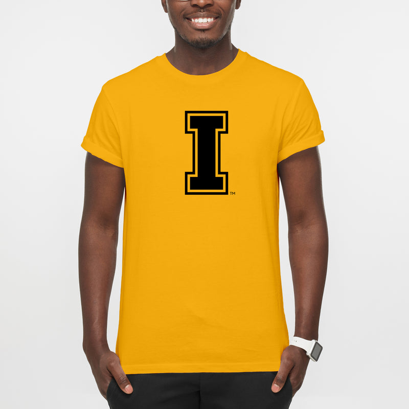 Idaho Vandals Primary Logo T Shirt - Gold