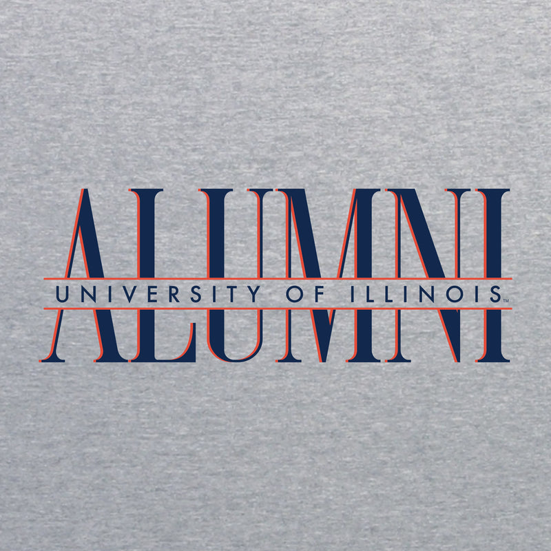 Illinois Classic Alumni Crewneck - Sport Grey