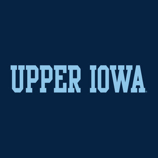 Upper Iowa University Peacocks Basic Block Heavy Cotton Tank Top - Navy