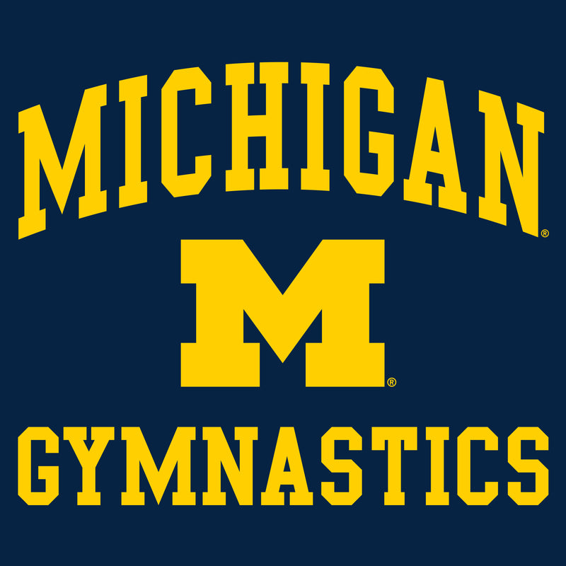 University of Michigan Wolverines Arch Logo Gymnastics Hoodie - Navy
