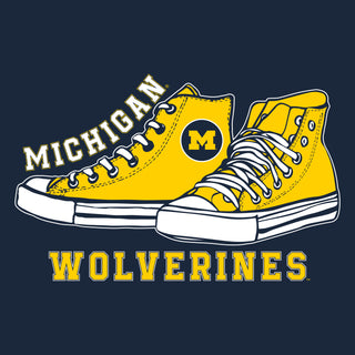 Michigan High Tops NLA T-Shirt - Midnight Navy