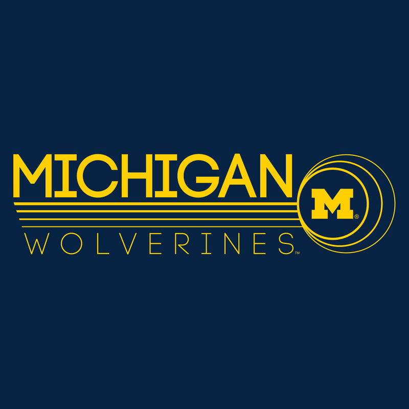 University of Michigan Wolverines Logo Ping Heavy Blend Hoodie - Navy
