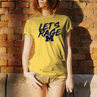 Michigan Let's Rage T-Shirt - Maize