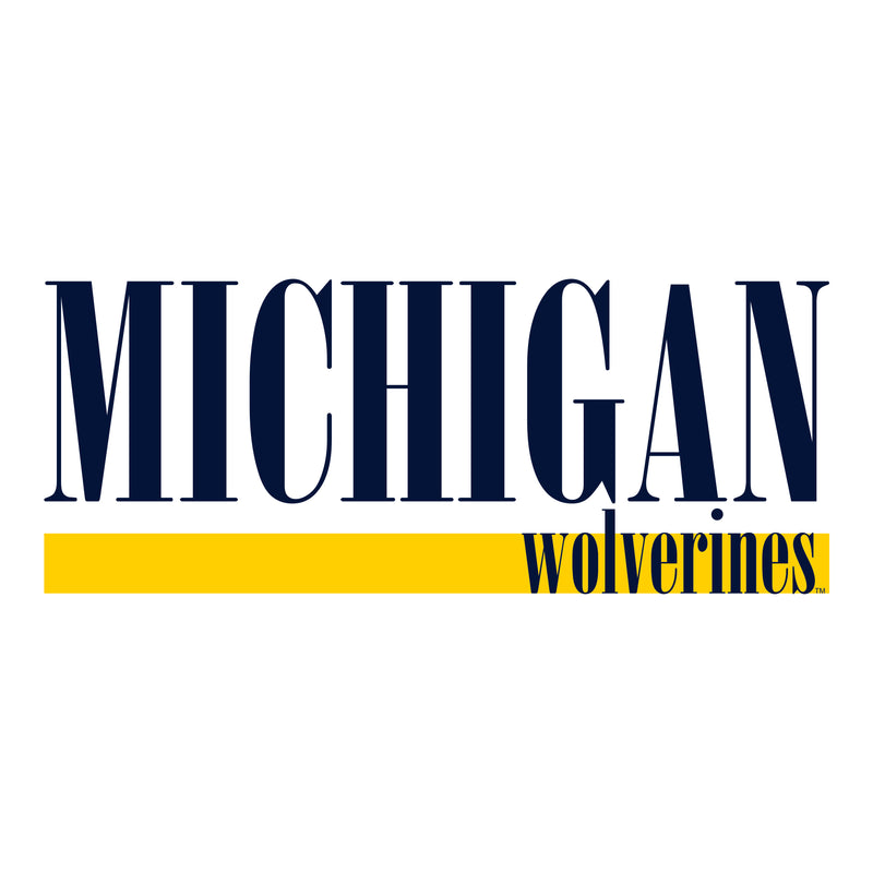 University of Michigan Wolverines Boldline Basic Cotton Tank Top - White