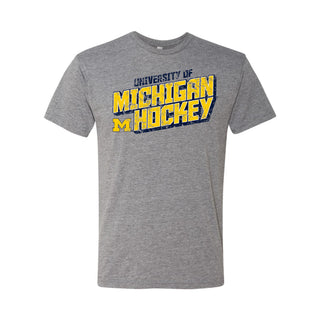 Michigan Hockey Tech NLA Triblend - Premium Heather