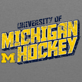 Michigan Hockey Tech NLA Triblend - Premium Heather