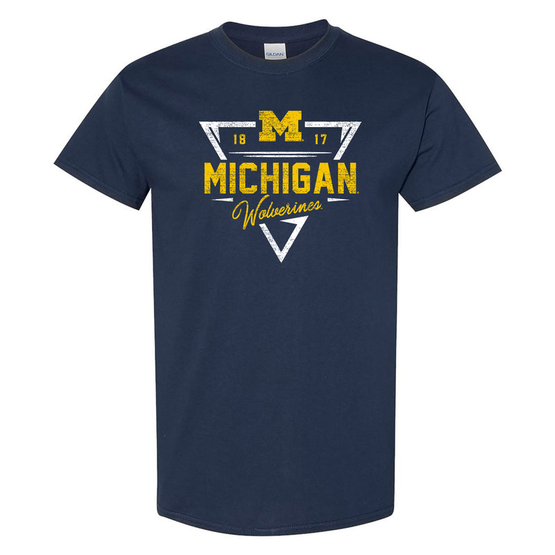 Michigan Arrow Dynamic T-Shirt - Navy