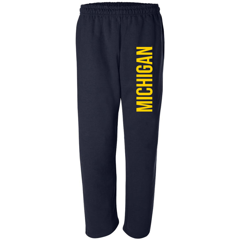Michigan Wolverines Super Block Sweatpants - Navy