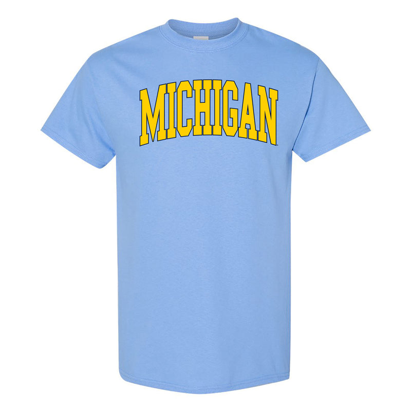 Michigan Wolverines Mega Arch T-Shirt - C Blue