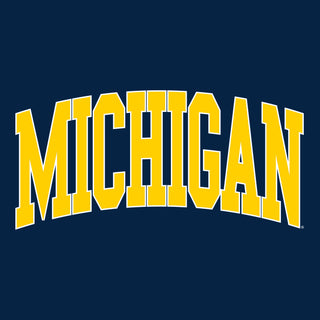 Michigan Wolverines Mega Arch Hoodie - Navy