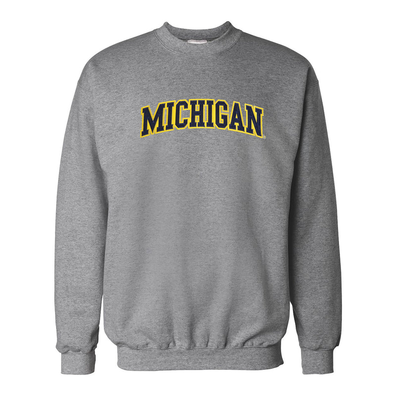 Tackle Twill Hanes University of Michigan Crewneck Sweatshirt - Oxford